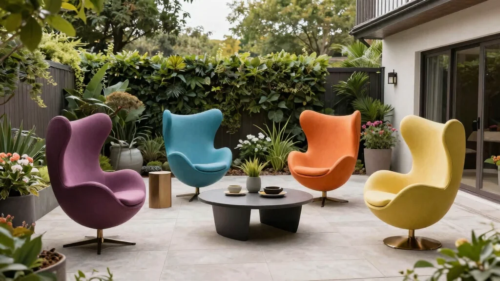 10 Egg Chairs Outdoor for a Stylish Modern Backyard Look