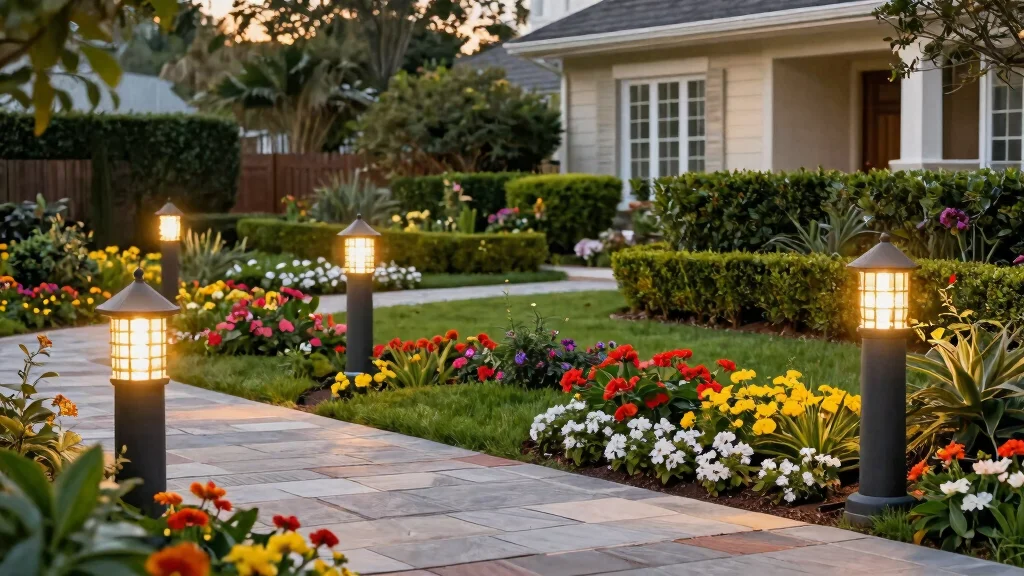 8 Front Yard Light Post Landscaping Ideas for Beautiful Curb Appeal