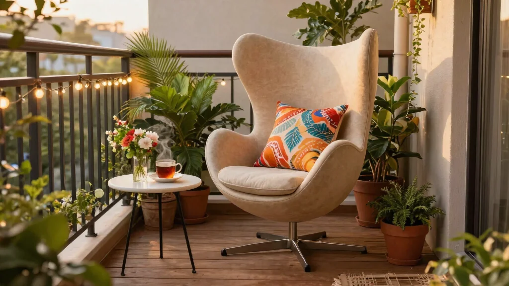 9 Balcony Egg Chair Decor Ideas for a Stylish Outdoor Nook