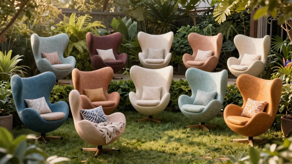 9 Double Egg Chairs Perfect for Cozy Outdoor Lounging Together
