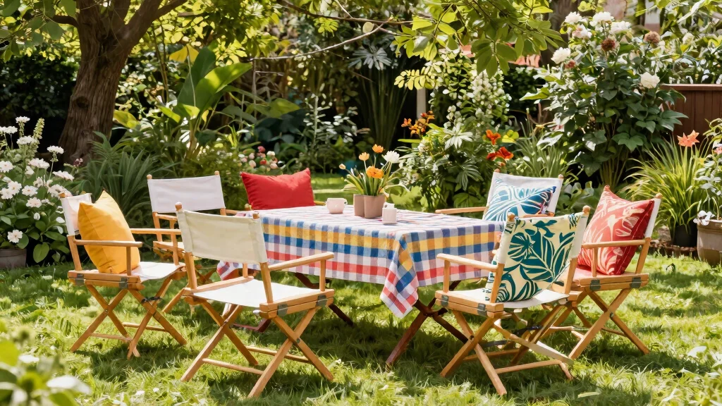 9 Outdoor Director Chairs for Stylish and Portable Outdoor Seating