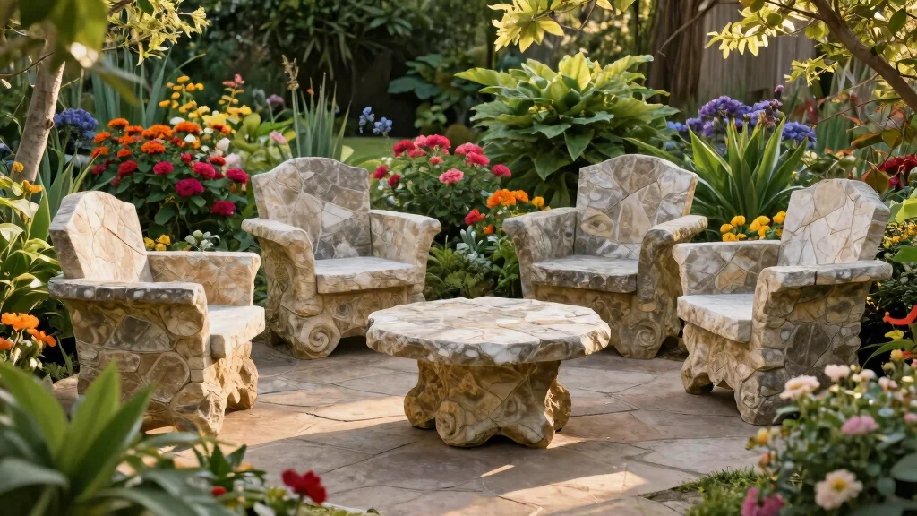 9 Stone Chair Garden Ideas for a Timeless Outdoor Seating Look