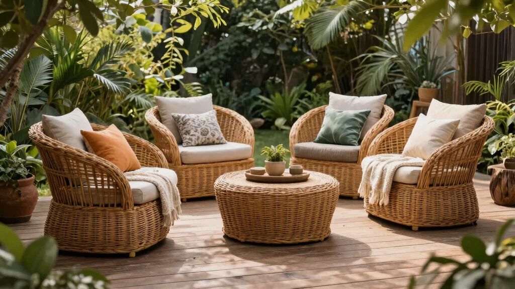 9 Wicker Lounge Chairs for a Charming Outdoor Seating Area