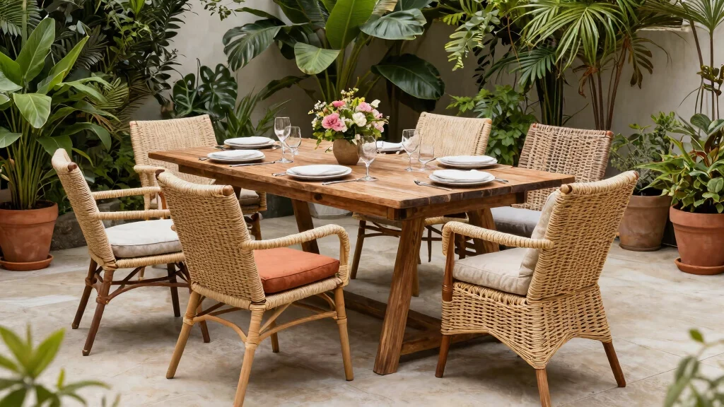 9 Woven Outdoor Dining Chairs for a Chic Al Fresco Setup